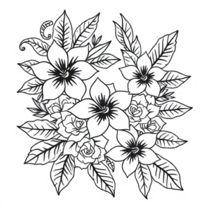 Hawaiian Botanical Tattoo