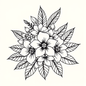 Hawaiian Bouquet Tattoo