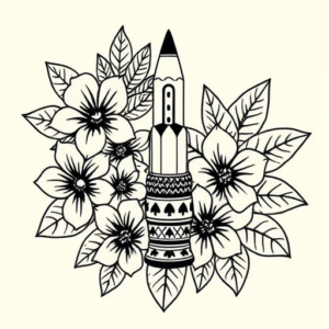 Hawaiian Bullet Tattoo