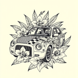 Hawaiian Car Tattoo