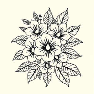 Hawaiian Card Tattoo