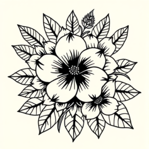 Hawaiian Carnation Tattoo