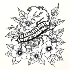 Hawaiian Centipede Tattoo