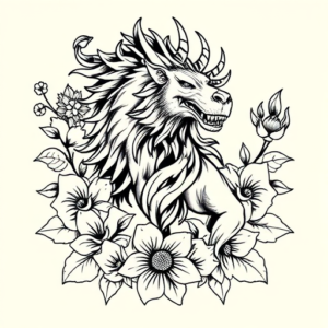 Hawaiian Cerberus Tattoo