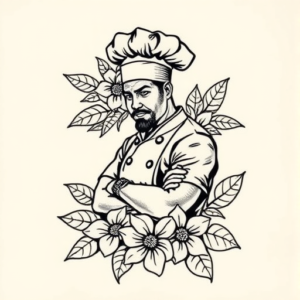 Hawaiian Chef Tattoo