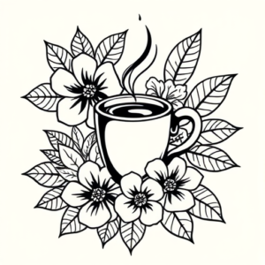 Hawaiian Coffee Tattoo