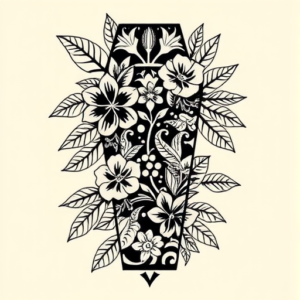 Hawaiian Coffin Tattoo