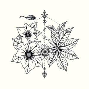 Hawaiian Coordinates Tattoo