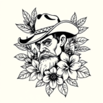 Hawaiian Cowboy Tattoo