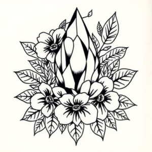 Hawaiian Crystal Tattoo