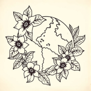 Hawaiian Earth Tattoo