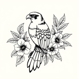 Hawaiian Falcon Tattoo