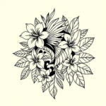 Hawaiian Fenrir Tattoo