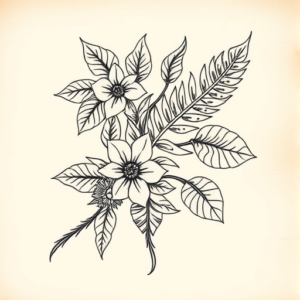 Hawaiian Fern Tattoo