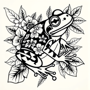 Hawaiian Frog Tattoo