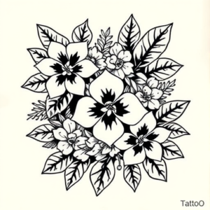 Hawaiian Ganesha Tattoo