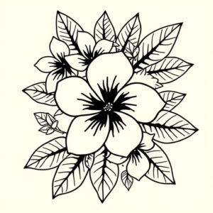 Hawaiian Gardenia Tattoo