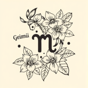 Hawaiian Gemini Tattoo