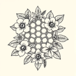 Hawaiian Honeycomb Tattoo