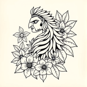 Hawaiian Horus Tattoo