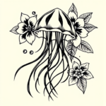 Hawaiian Jellyfish Tattoo