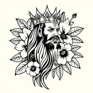 Hawaiian King Tattoo