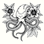 Hawaiian Kraken Tattoo