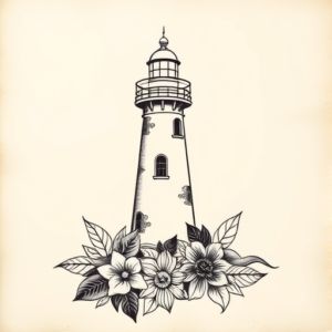 Hawaiian Lighthouse Tattoo