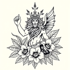 Hawaiian Lucifer Tattoo