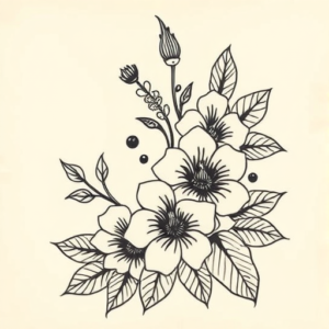 Hawaiian Marigold Tattoo