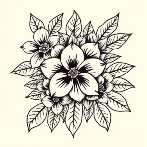 Hawaiian Medusa Tattoo