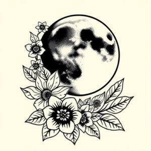 Hawaiian Moon Tattoo