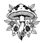 Hawaiian Mushroom Tattoo