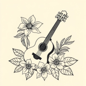 Hawaiian Music Tattoo