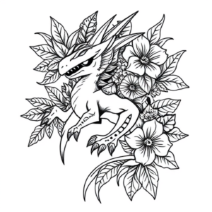 Hawaiian Mythosaur Tattoo