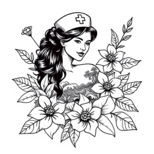 Hawaiian Nurse Tattoo