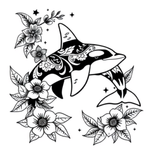 Hawaiian Orca Tattoo