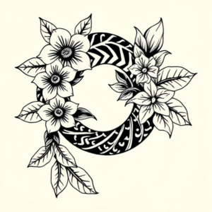 Hawaiian Ouroboros Tattoo