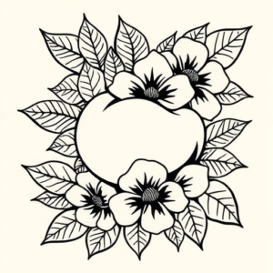 Hawaiian Peach Tattoo