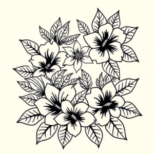 Hawaiian Pinup Tattoo