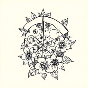 Hawaiian Pizza Tattoo