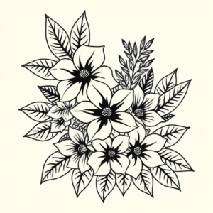 Hawaiian Planchette Tattoo