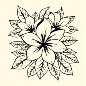 Hawaiian Plumeria Tattoo