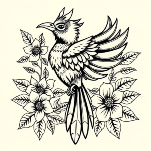 Hawaiian Quetzal Tattoo