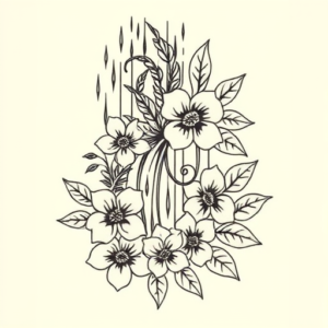 Hawaiian Rain Tattoo