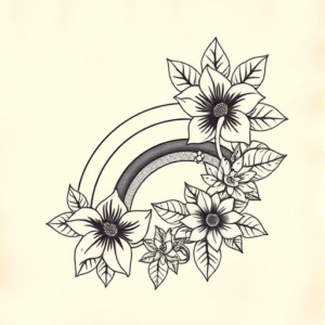 Hawaiian Rainbow Tattoo