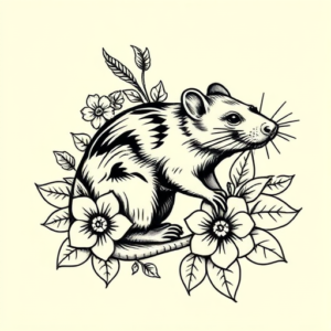 Hawaiian Rat Tattoo