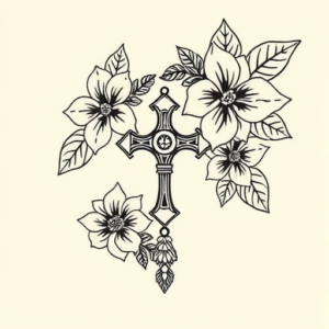 Hawaiian Rosary Tattoo