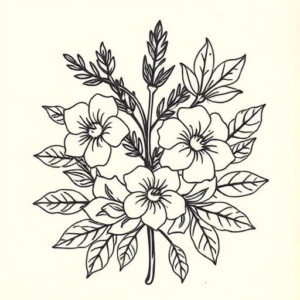 Hawaiian Rosemary Tattoo