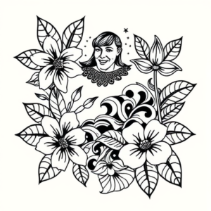 Hawaiian Saturn Tattoo